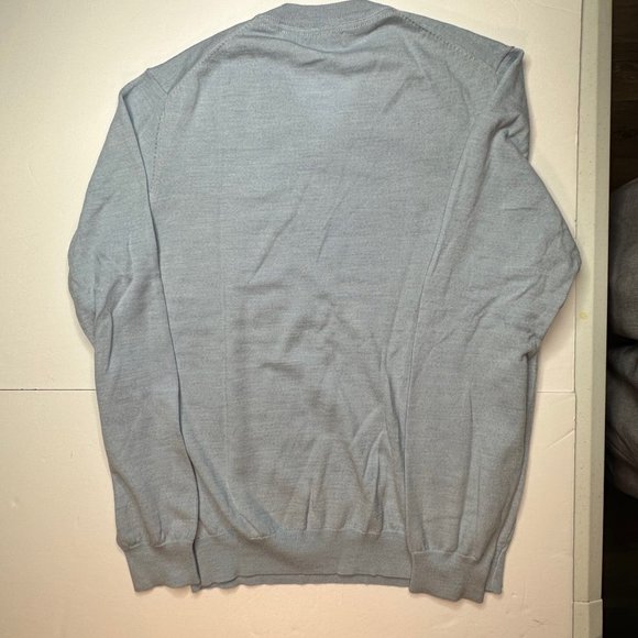 hickey golf. Men’s pull over sweater. Merino wool. Size medium. Great. - Picture 2 of 5